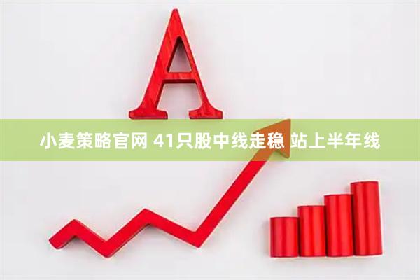 小麦策略官网 41只股中线走稳 站上半年线